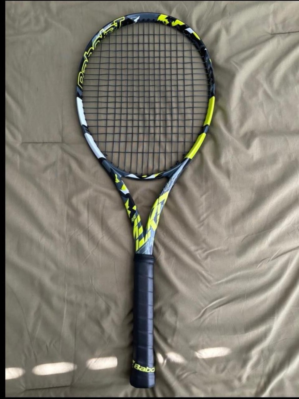 Babolat Pure Aero Style Tennis Racket – Black & Yellow